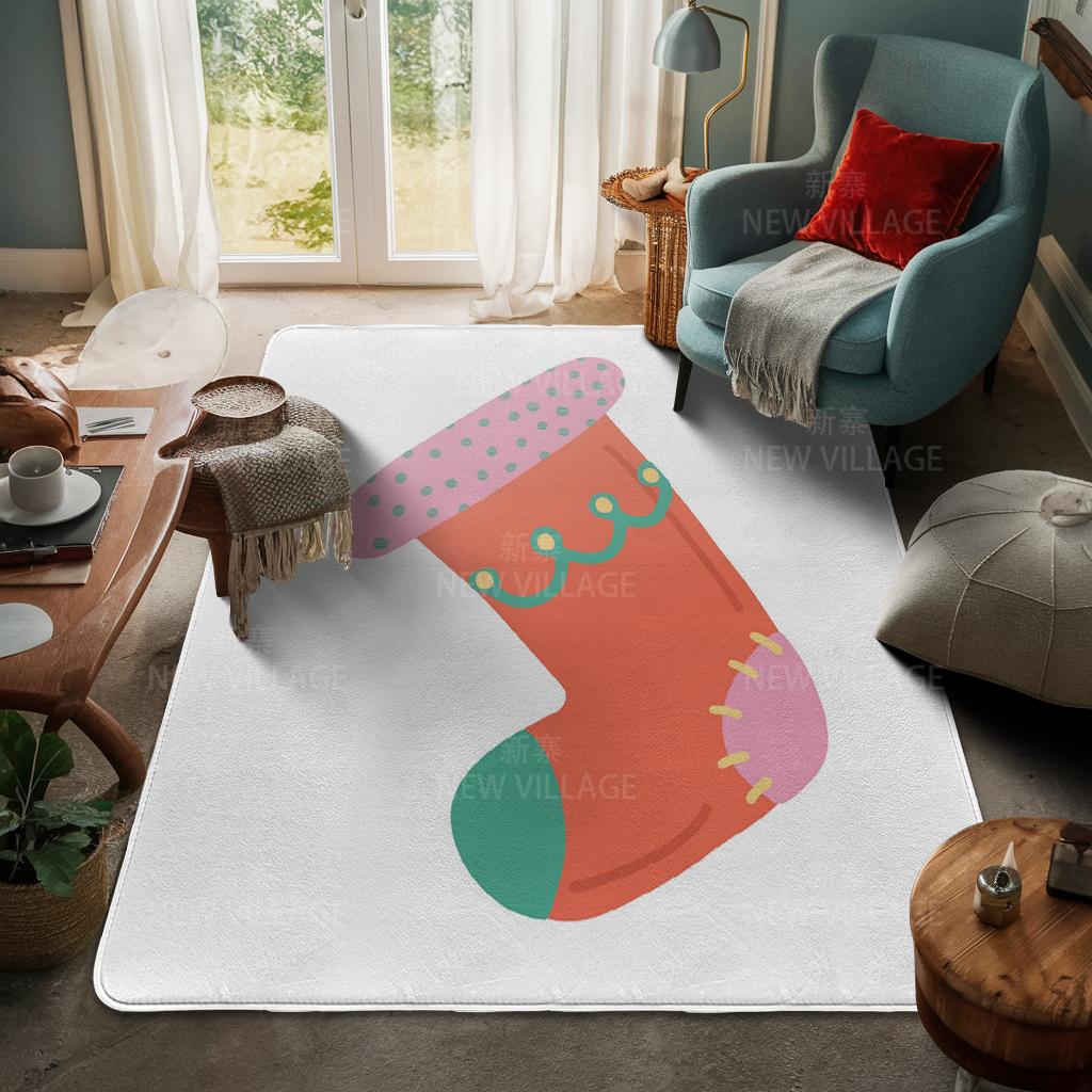 Ковер у входа в дом Домашний коврик у двери Гостиная Ванная Комната Ноги ванная комната Нескользящие коврики с водопоглощением для ванной Счастливого Рождества зима