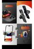 Logo Engraving Car Phone Holder: Strong Magnetic, 15W Wireless Fast Charger with Multi-Color Atmosphere Light