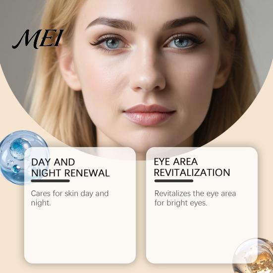 Eye Cream 4Pcs Day Night Moisturizer Set, Face & for Long-lasting Skin Hydration, Anti-Aging Daily with Repair, Barrier Care