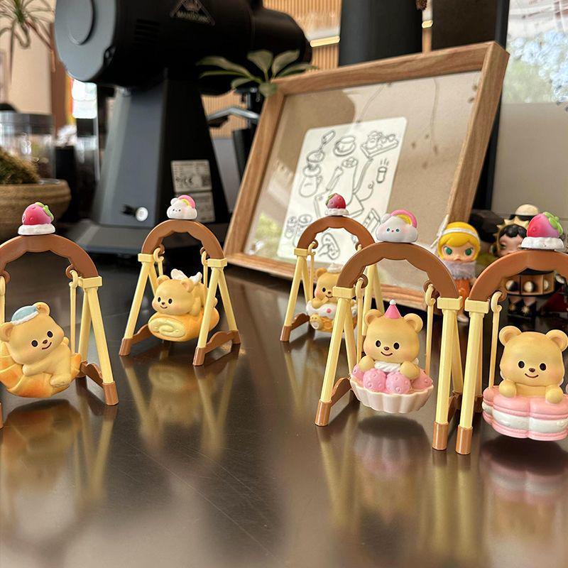 Плюшевая качающаяся игрушка «Масляный медведь»: Милое исцеляющее украшение и подарок на день рождения