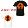 Anime Monkey Print Men's T-Shirts Summer Fashion Street Outdoor Casual T-shirt Tops for Men's and Women's Tees Top