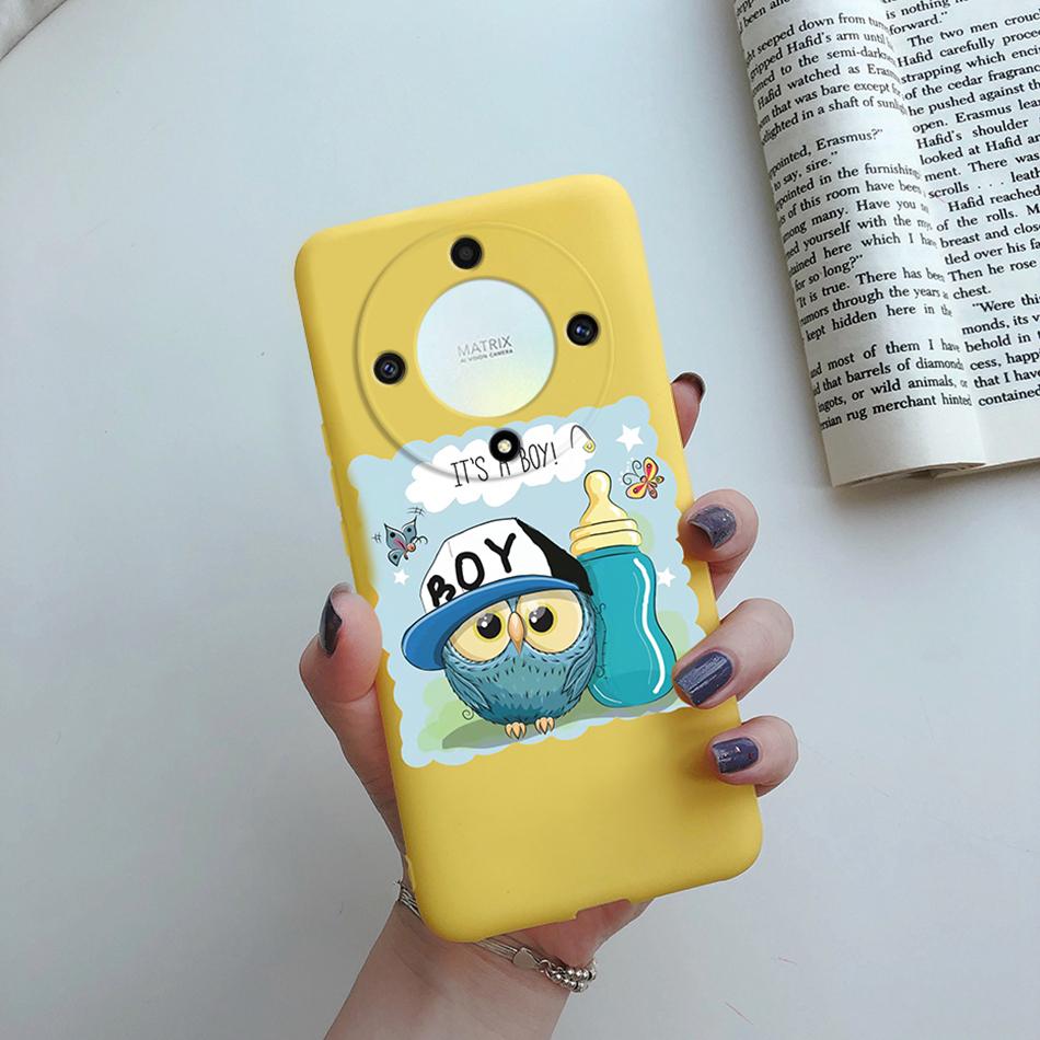 Чехол для Honor X9a X9b 5G Чехол Силиконовый Мягкий Модный Цветочный Задний Корпус Coque для Honor X9a X9b X9 a X 9 b 2023 Чехол для Телефона Funda
