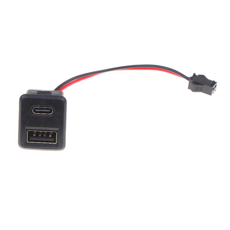 1/2/5 шт. Двухслойное USB-гнездо типа C с разъемом-коннектором, USB-разъем для зарядки и питания для электроники