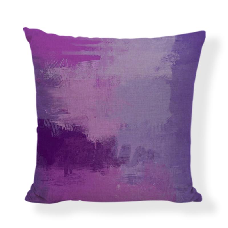 Наволочка «Благослови этот дом» лавандового цвета, 45x45 см, фиолетовая наволочка для диванной подушки для декора гостиной