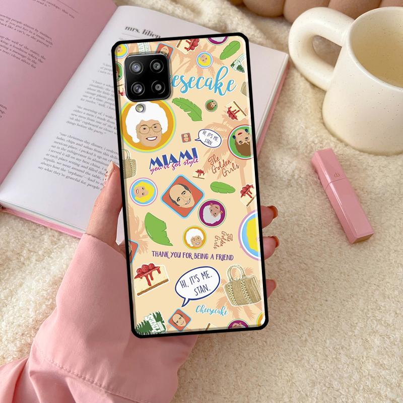 Золотые Девочки Чехол Для Samsung Galaxy A54 A34 A14 A13 A12 A22 A32 A52 A72 A51 A71 A53 A52S Задняя Крышка