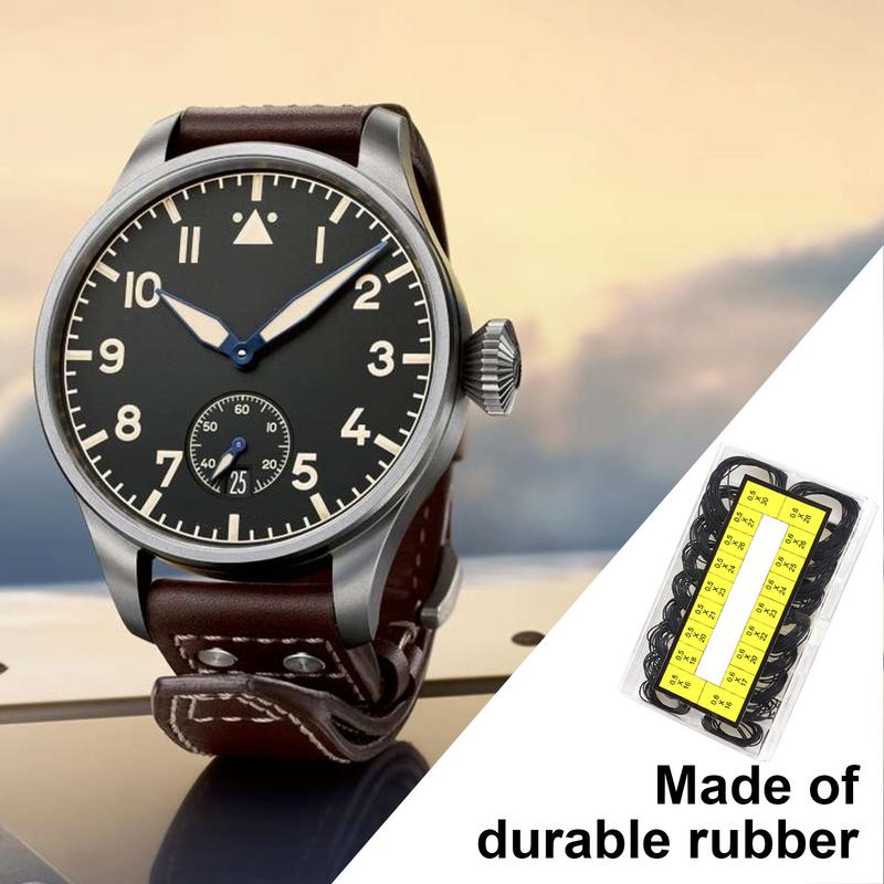 Водонепроницаемые уплотнительные кольца для часов 16-30 мм, резиновые уплотнительные прокладки для задней крышки часов, инструмент для ремонта, резиновые уплотнительные шайбы для часов