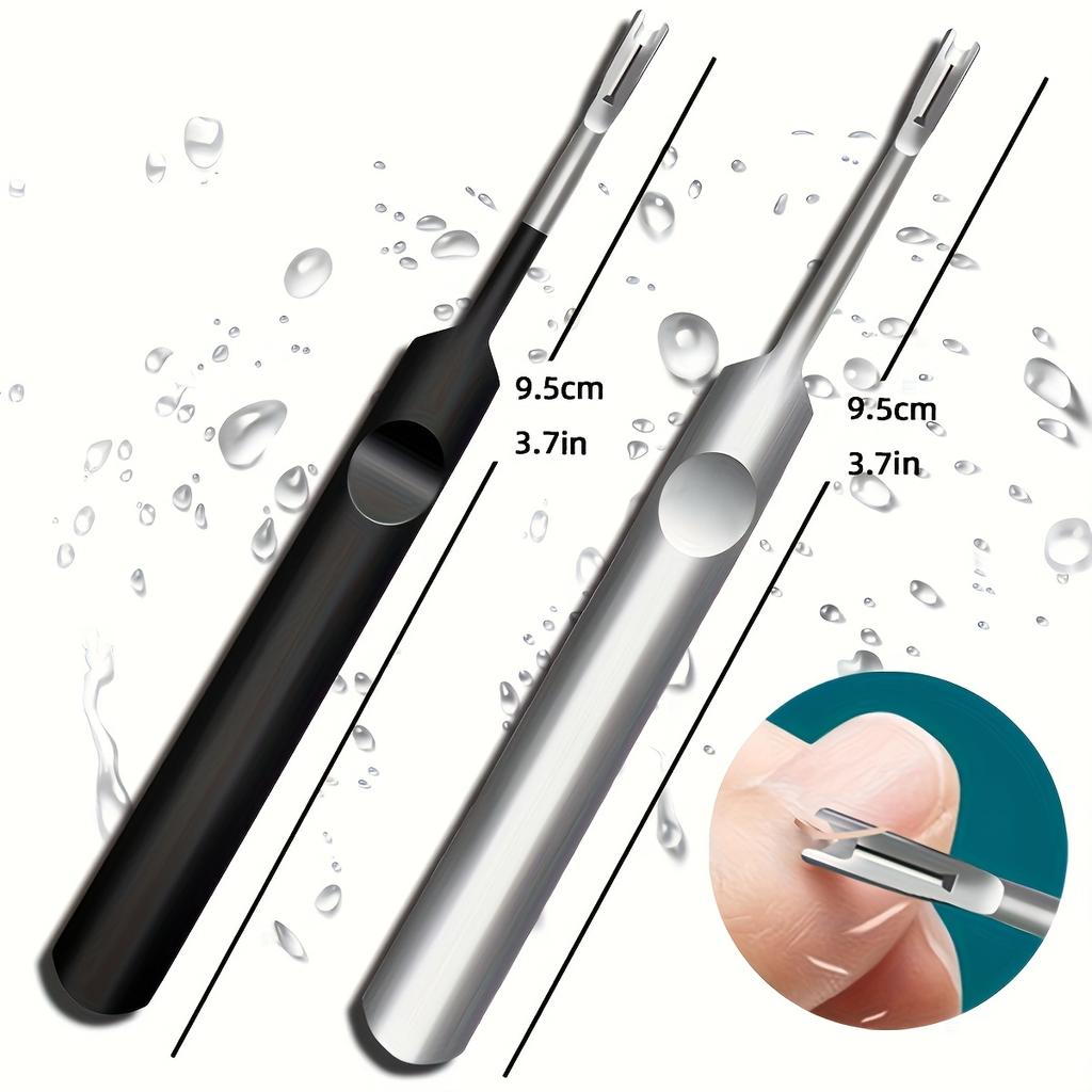 Профессиональный серебристый очиститель для ногтей из нержавеющей стали, инструмент для подстригания, набор для ног, средство для удаления омертвевшей кожи, инструмент для подстригания