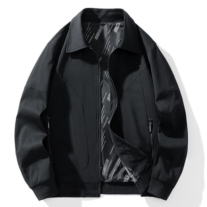 Весенне-осенняя куртка с лацканами, мужская бейсбольная форма, пальто