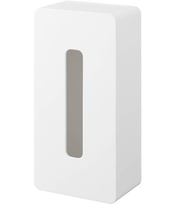 Yamazaki Jitsugyo 5587 Film Hook Tissue Case Обычный размер Белый Приблизительно. Ш26,2 x Г13,2 x В8,3 см. Ящик для салфеток Tower Tissue Box, плавающее хранилище для кухонных бумаг