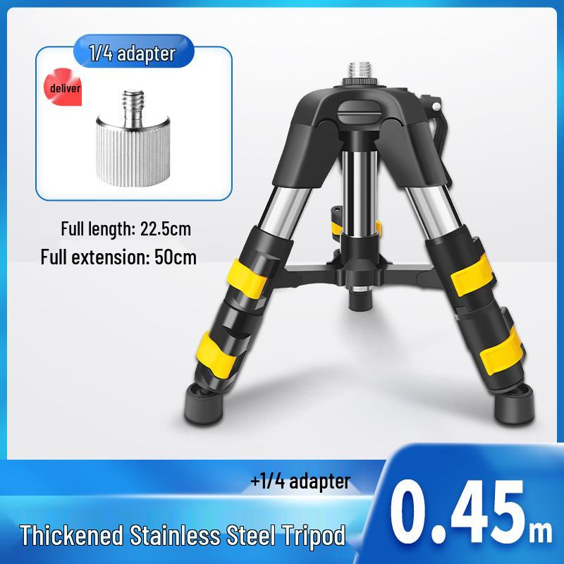 Infrared Laser Level Support Rod with Stainless Steel Tripod Stand