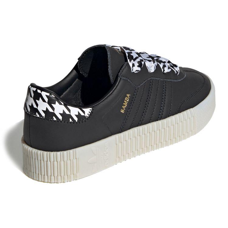 Adidas Оригинальные кроссовки Sambarose с низким верхом Женские кроссовки Черный Золотой Белый FV0779