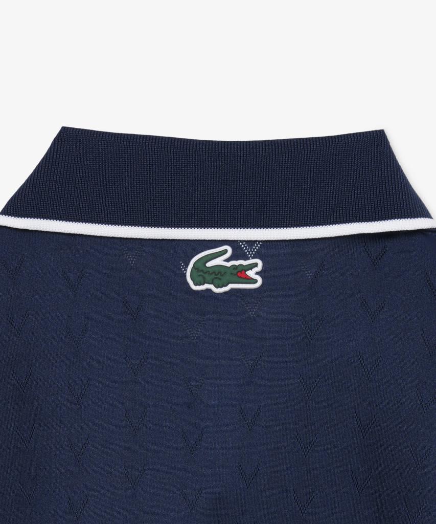 Женская теннисная рубашка-поло LACOSTE с V-образным вырезом Heritage Pf0232-56G 166