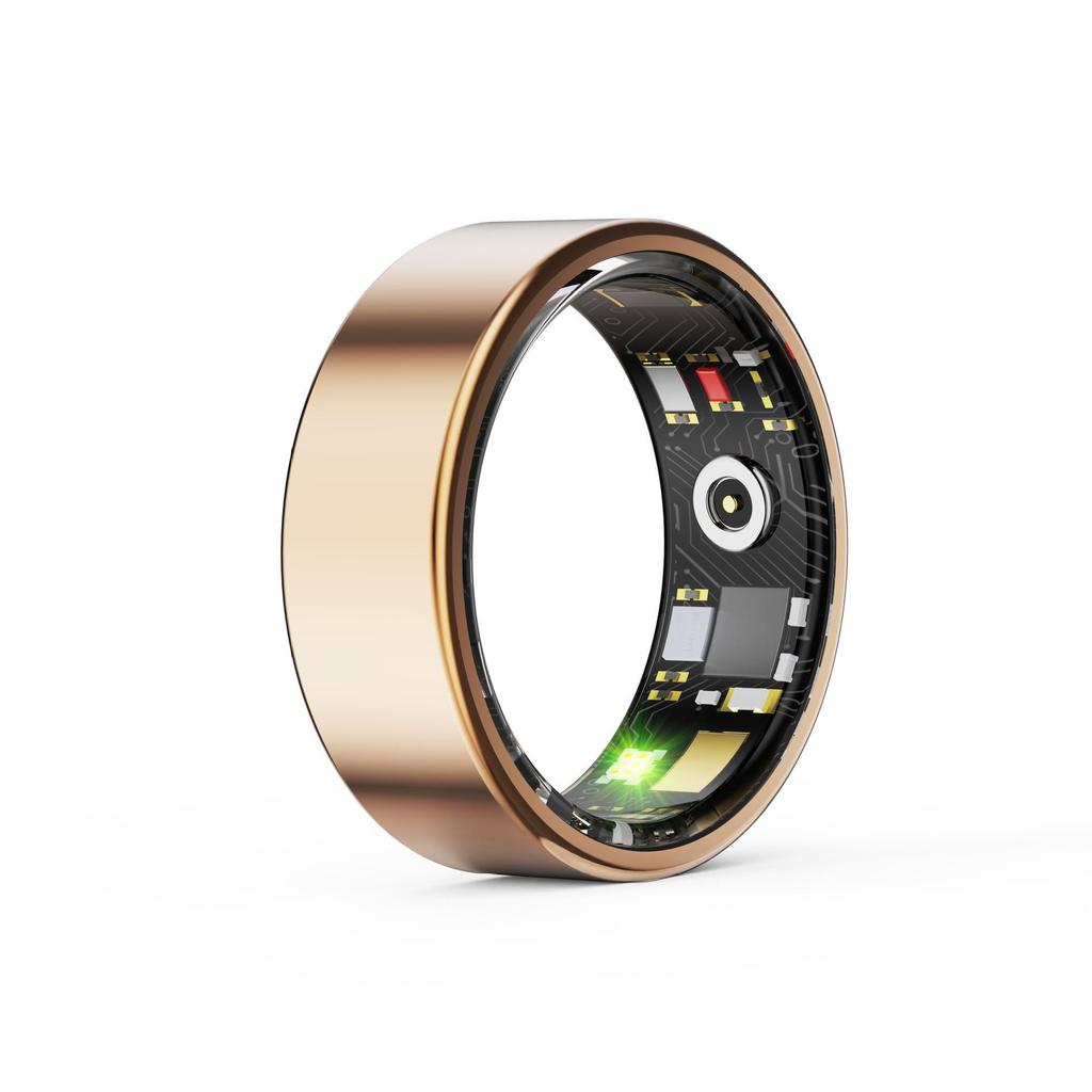 R11M Smart Ring: Real-time Heart Rate & Blood Oxygen Monitor, Waterproof Sports Pedometer with Multiple Modes & Remote Care.