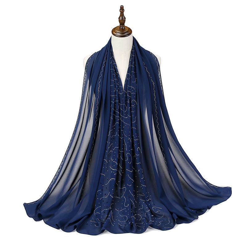 Новый Летний Роскошный Элегантный Женский Шелковый Шарф Пляжный Накидка Шаль Шифоновая Блестящая Бандана Защита от Солнца Хиджаб Женский Шарф Парео Платок