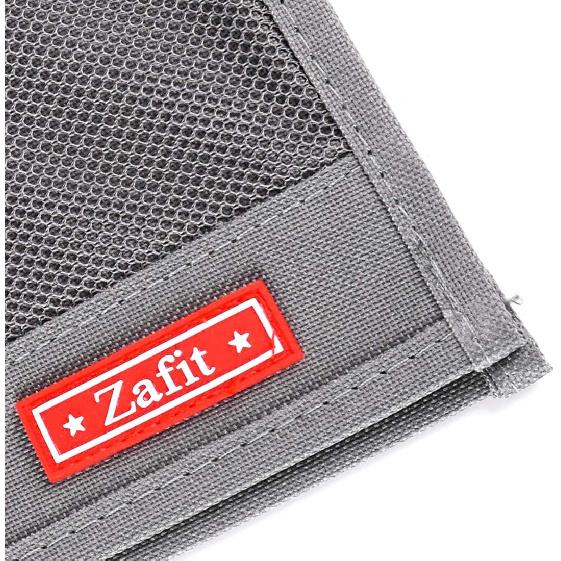 Bedside Storage Organizer, Table Cabinet Bedside Organizer Caddy for Remotes Phone Glasses (Classic 4 Pockets-Grey)