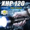 Водонепроницаемый фонарь для дайвинга XHP120 IPX8, профессиональный фонарь для дайвинга, фонарь для дайвинга с магнитным переключателем, подводный фонарь