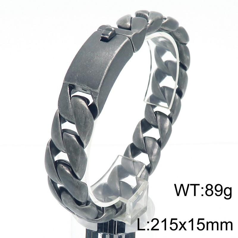 Браслет-цепочка из кубинских звеньев из нержавеющей стали для мужчин, 7 разных цветов, мужские браслеты, ювелирные изделия, аксессуары, подарки, ширина браслета 15 мм