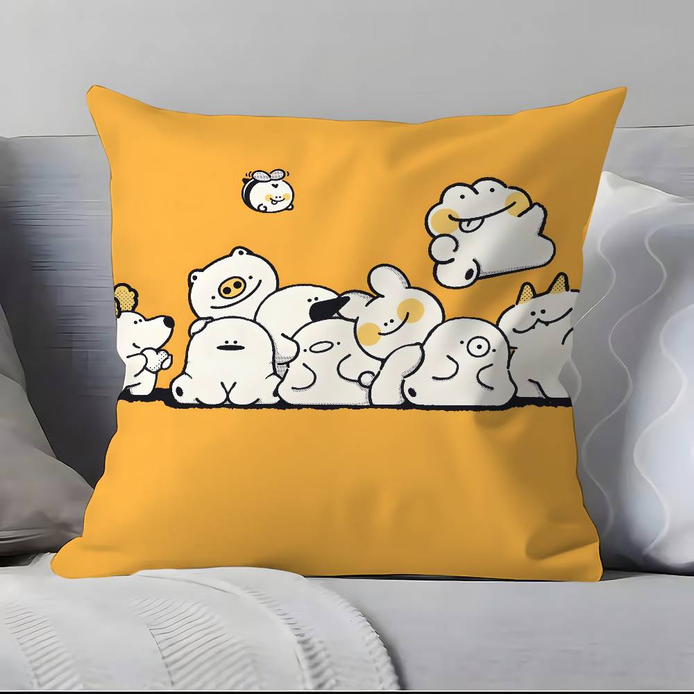 Cute Ip Portrait Anime Pillow Case Pillowcase Soft Skin Friendly & Comfortable With A Hidden Zipper