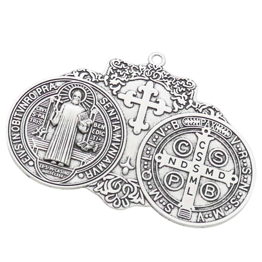 Винтажный христианский крест брелок кулон металлический состаренный подвесной орнамент шарм для сумки рюкзак украшение