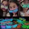 Wireless LED Glowing Glasses Double Colors Luminous Glasses Fluorescent Glasses  Carnival Party