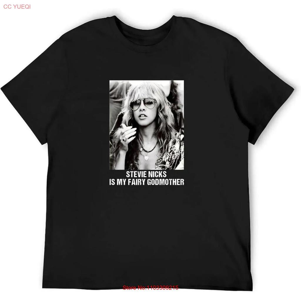 Vintage Stevie T Shirt Nicks Love is My Fairy Godmother s 100 vintage Washed designer clothes Comfortable homme fashion