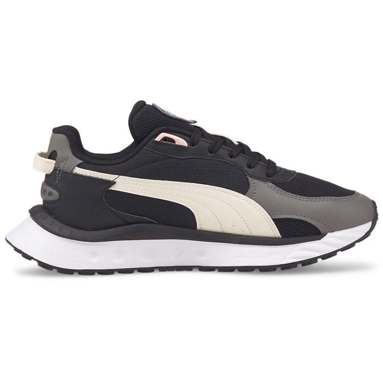 (WMNS) PUMA Wild Rider Downtown 'Black Ivory' Women's 384417-01