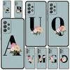 Flower Letters S Phone Case For Samsung Galaxy A15 A13 A51 A71 A41 A31 A21S A03S A05 A12 A32 A52 A23 A25 A33 A53 A73 5G Cover
