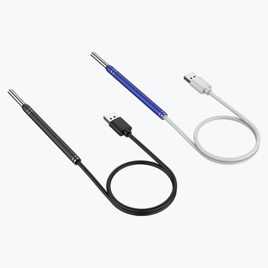 Визуальный ушной инструмент Высокоточная камера 6 светодиодных ламп с бусинами Эндоскопический инструмент для ушных ушей Зарядка через USB Умный визуальный очиститель ушей Инструмент для удаления воска Инструмент для ухода за ушами