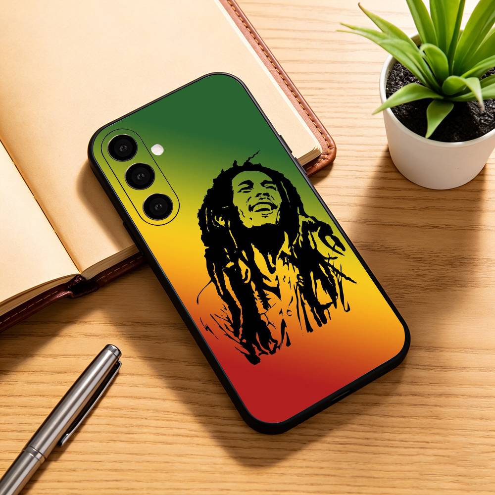 Чехол для телефона Bob-b M-marley Черный Силиконовый Мягкий Для Samsung Galaxy A73,A72,A71,A70,A53,A52,A51