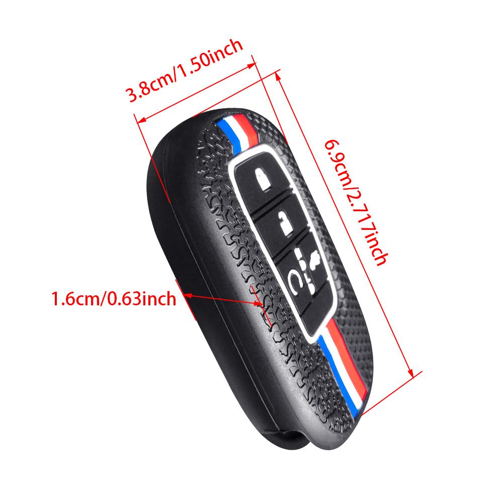 Силиконовый чехол-накладка для ключа автомобиля Держатель для ключа для Honda Civic Accord City Vezel CRV Freed HRV Civic 11-го поколения G11 Автоаксессуары