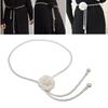 Dress Decorative Rope Women Belt Elegant Pearl Waist Chain Fashion Pearl Waist Belts