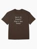 Alanis Morissette Isn't It ironic? Don't You Think? Oversized T-Shirt