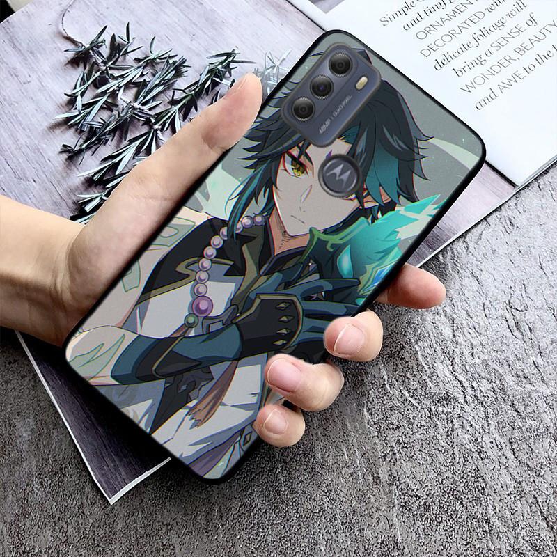 Чехол для телефона Xiao Genshin Impact для Motorola E7 Plus E32 E20 E40 Edge 20 Lite G22 G52 G20 G30 G100 G60 G50 G10 G Pure G Stylus