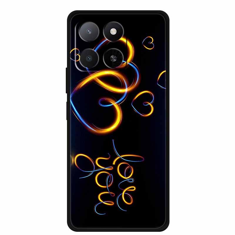 6.7" Чехол для Honor X8c HonorX8c X 8 C Защитный чехол Черный Силиконовый Мягкая задняя крышка Чехол для Honor X8b X6b Play 9A Чехол для телефона