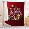 Flannel Blanket Christmas Day Blanket Blanket Digital Printing Universal In All Seasons