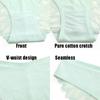 FINETOO Seamless Panty Sexy Women Lace Lingerie Breathable Underwear Mid-waist S-XL