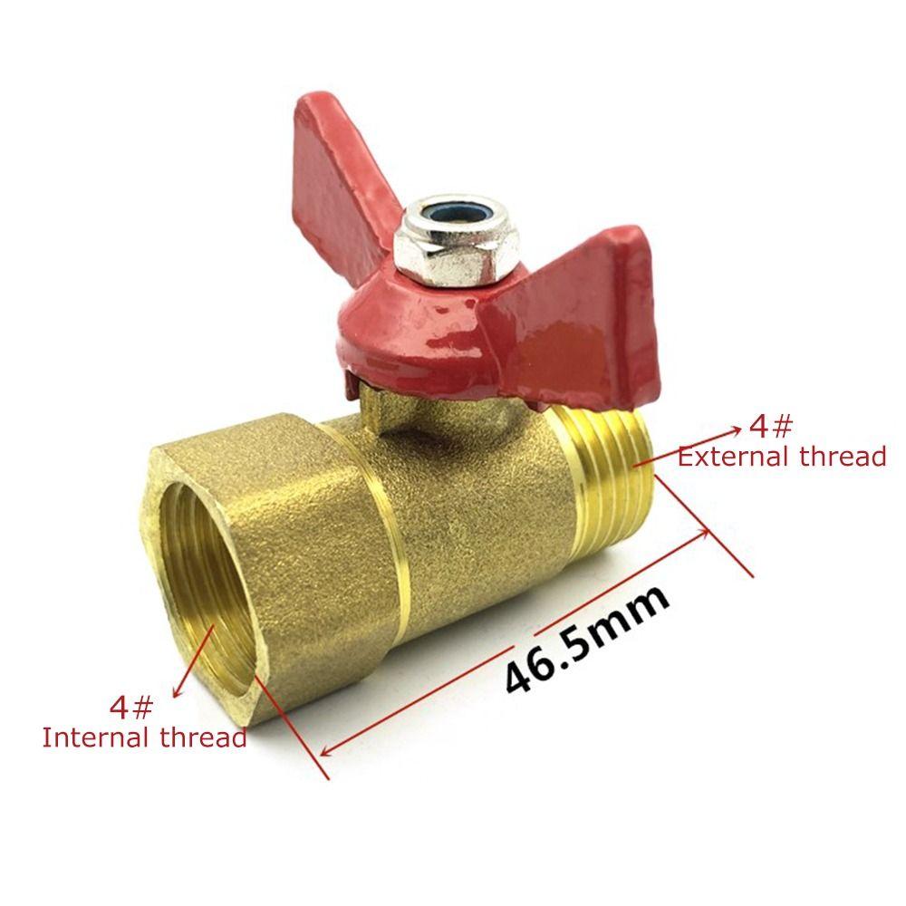 1Pcs Heavy Duty Butterfly Valve Brass Garden Hose Valve New Shut Off Valve
