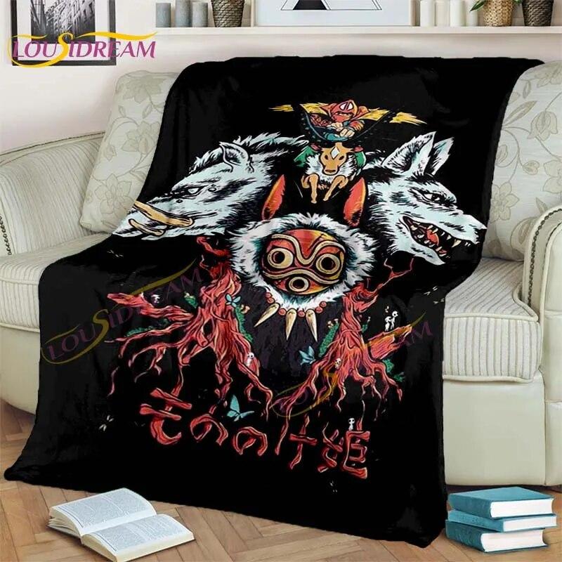 Одеяло в стиле аниме «Миядзаки», одеяло «Мой сосед Тоторо», одеяло «Унесенные призраками», фланелевое одеяло для спальни, гостиной, дивана