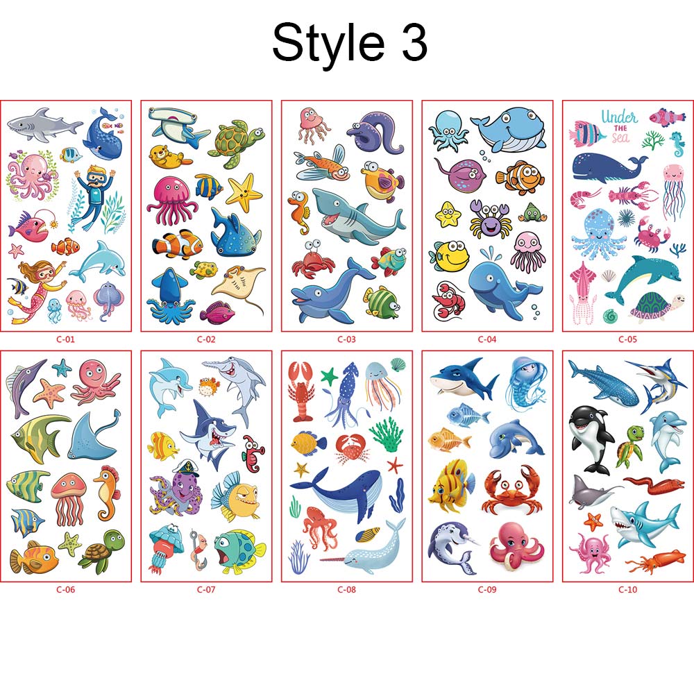 Наклейка на руку для девочек, боди-арт, динозавр, водонепроницаемые детские татуировки, наклейки, временные татуировки, поддельные татуировки