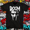 Летняя мужская футболка MF DOOM 2025 Хип-хоп Мужская и женская Чистый хлопок С принтом Модная Дышащая футболка большого размера Y2k