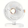 USB Small Desk Fan, Portable Fans With Strong Airflow, Quiet Operation, Personal Table Fan For Home, Office, Bedroom