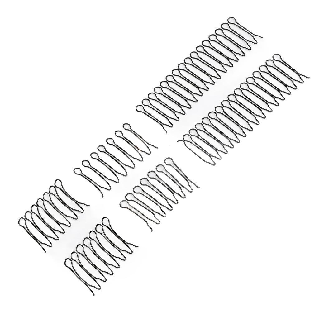 3 комплекта расчесок-зажимов для волос Twist, модная водонепроницаемая эластичная антипрозрачная металлическая проволочная расческа для волос