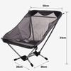 Outdoor Camping Chair Ultralight Aluminum Frame Mesh Breathable Chair Cloth Portable Backrest Chair Chair For Hikiing Fishing