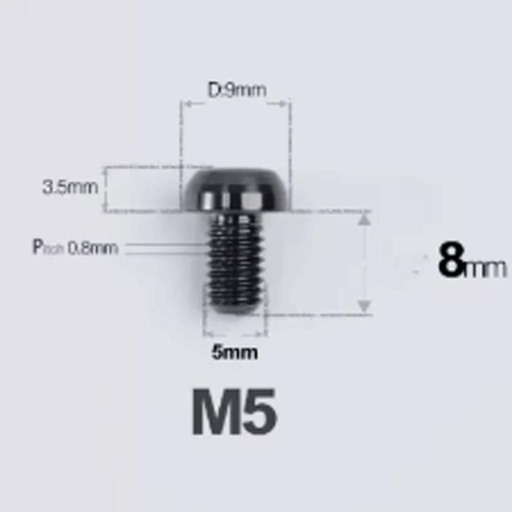 1 шт. Разноцветный титановый сплав GR5 винт M5 p0.8мм x 8 9 10 12 14 16 20 25мм с головкой Torx T25 Для велосипедного дискового тормоза
