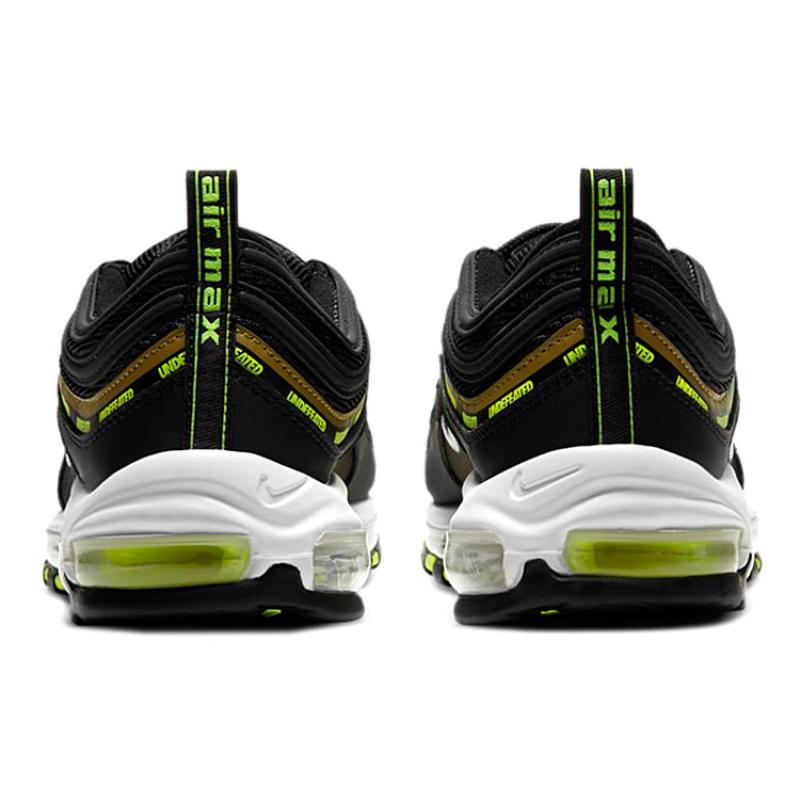 Nike X Undefeated Air Max 97 'Black Volt' Кроссовки Повседневная обувь DC4830-001