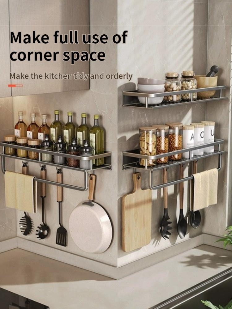 Kitchen Spice Storage Knives Holder Knife Stand Spice Rack Organizer Knives Spoon and Chopsticks Rest Hanging Organizers