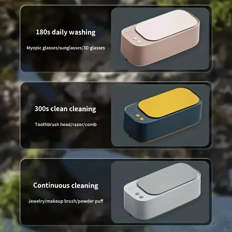 45khz Ultrasonic Cleaning Machine Ultrasonic Bath For Glasses Jewelry Ring Watches Dentures High Frequency Ultrasonic Cleaner