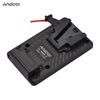 Andoer V-lock Battery Back Pack Plate Adapter Replacement for Sony V-Mount Battery