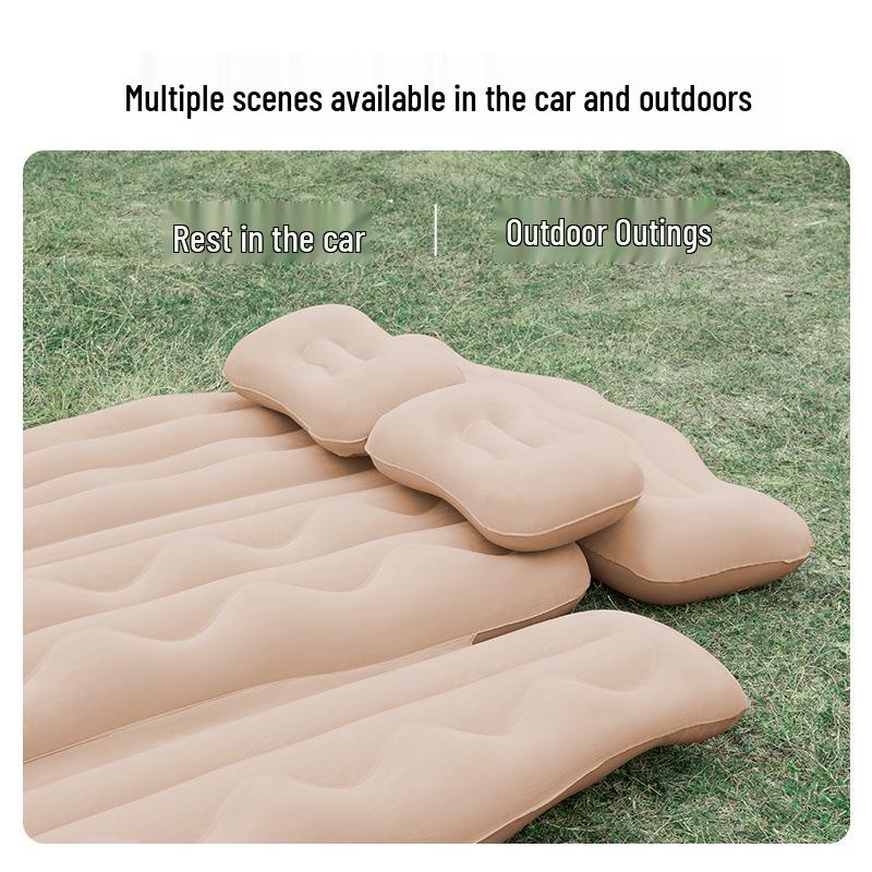 Надувная автомобильная кровать Three-Seven Split для детей - Универсальный складной матрас для путешествий на заднее сиденье для седанов и внедорожников