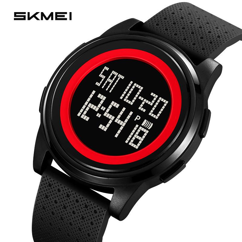 Moment Beauty Fashion Ультратонкие электронные часы Многофункциональные простые часы Мужские студенческие трендовые спортивные водонепроницаемые электронные часы